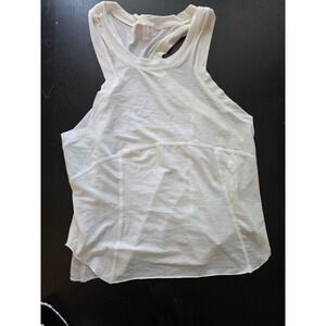 FP Movement Racerback Tank Top Women's Large Activewear Athletic White‎